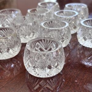 Vintage Salt Cellars 1900s Set of 10